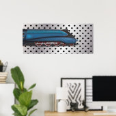 蒸気機関 ポスター (ホームオフィス)