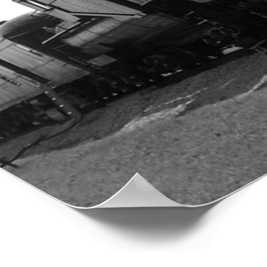 蒸気機関 ポスター (角)