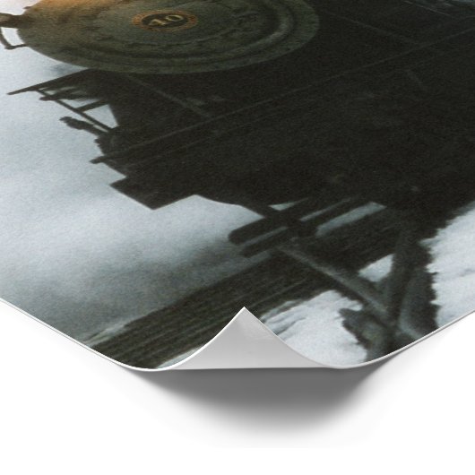 蒸気機関 ポスター (角)