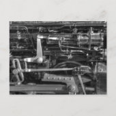 蒸気機関 ポストカード (正面)