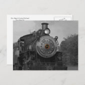 蒸気機関 ポストカード (正面/裏面)