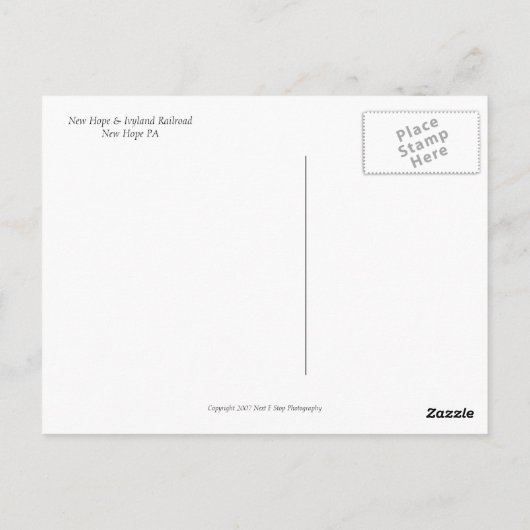 蒸気機関 ポストカード (裏面)