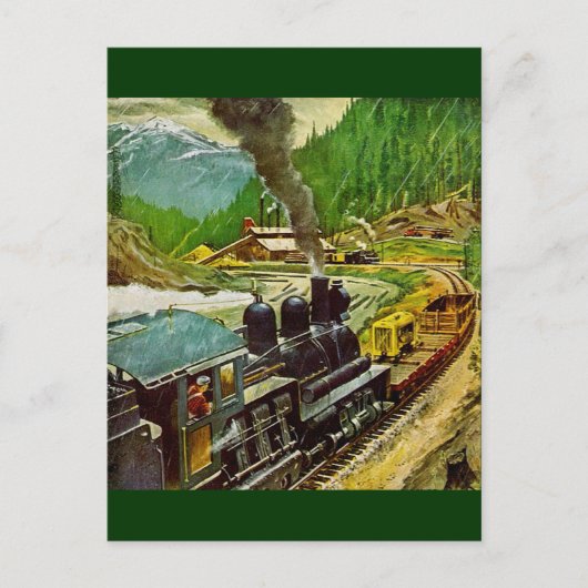 蒸気機関 ポストカード (正面)