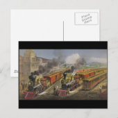 蒸気機関 ポストカード (正面/裏面)