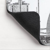 蒸気機関 マウスパッド (コーナー)