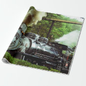 蒸気機関 ラッピングペーパー (アンロールド)
