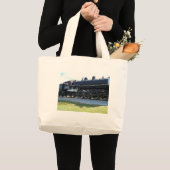 蒸気機関 ラージトートバッグ (正面(商品))