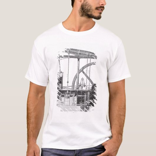 蒸気機関 Tシャツ (正面)