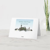 蒸気牽引エンジンファームトラクタアンティーク農業 シーズンカード (裏面)