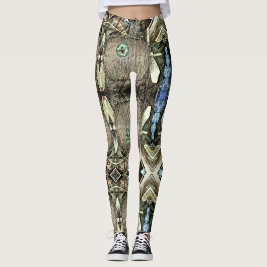 蒸気穿孔線転がレギンス レギンス (正面)