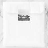 蒸気自動車が発明された スクエアシール (バッグ)