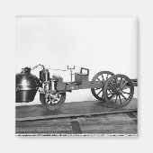 蒸気自動車が発明された マグネット (正面)