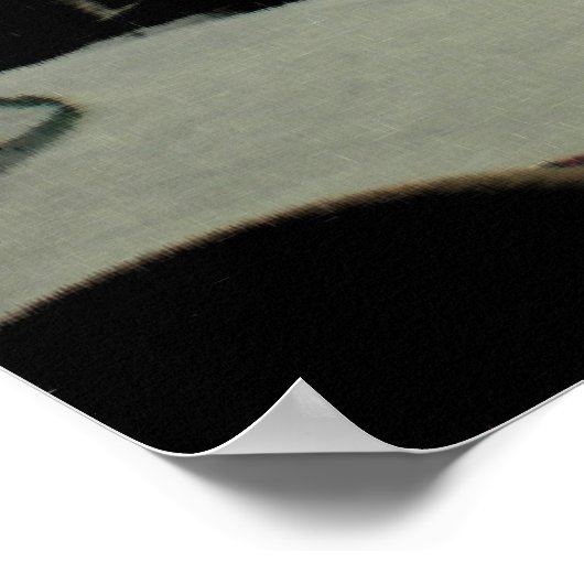 蒸気船の朝 ポスター (角)