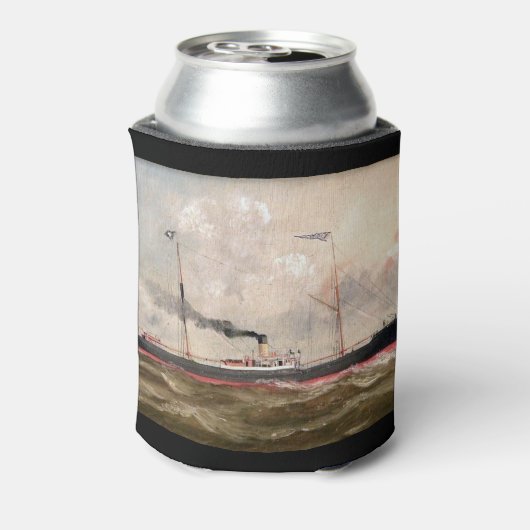 蒸気船ルイーズ 1800年代 缶クーラー (缶裏面)