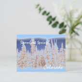 蒸気船春の木はがき ポストカード (スタンド正面)