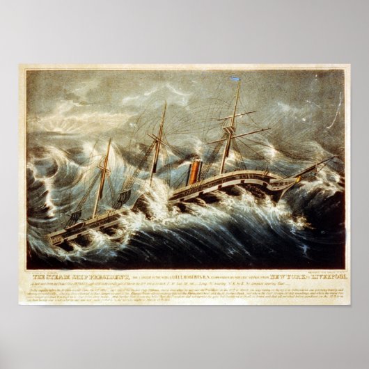 蒸気船社長ポスター ポスター (正面)