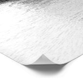 蒸気船「島クイーン」 1906 BW ポスター (角)