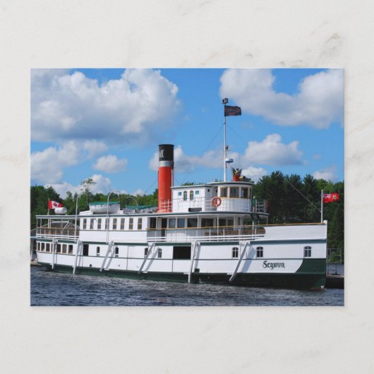 蒸気船Segwun ポストカード (正面)