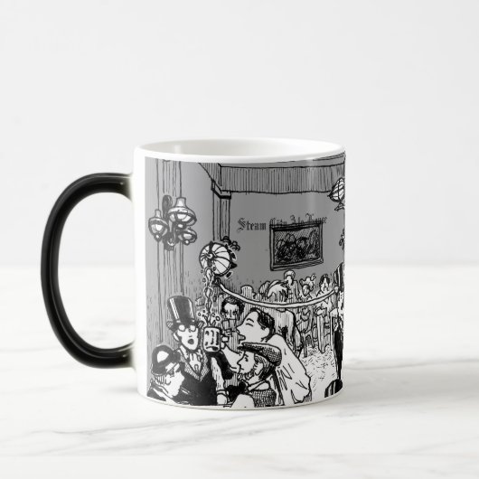 蒸気都市エールの家ステイン モーフィングマグカップ (左)