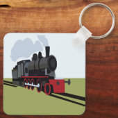 蒸気鉄道 キーホルダー (裏面)