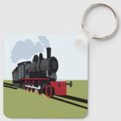 蒸気鉄道 キーホルダー (裏面)
