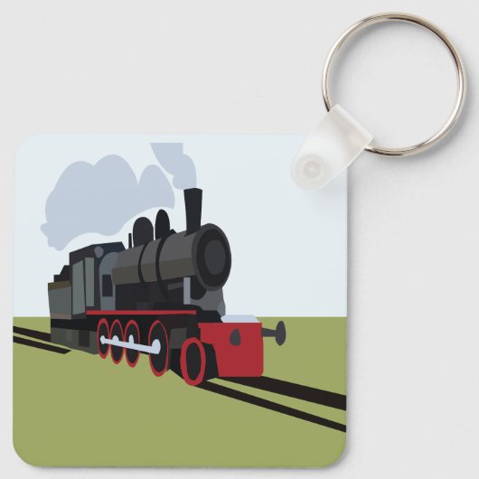 蒸気鉄道 キーホルダー (裏面)