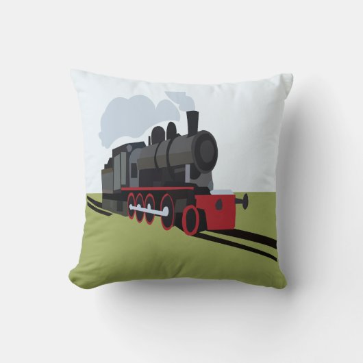 蒸気鉄道 クッション (正面)