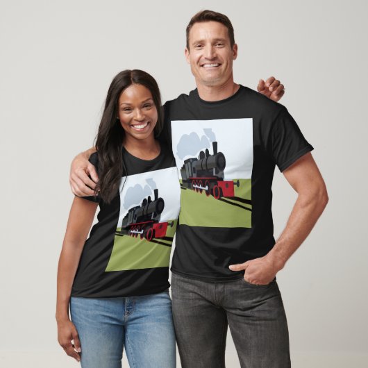 蒸気鉄道 Tシャツ (ユニセックス)