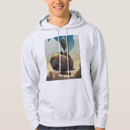 蒸気飛行船のスウェットシャツ パーカ