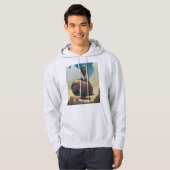 蒸気飛行船のスウェットシャツ パーカ (正面フル)