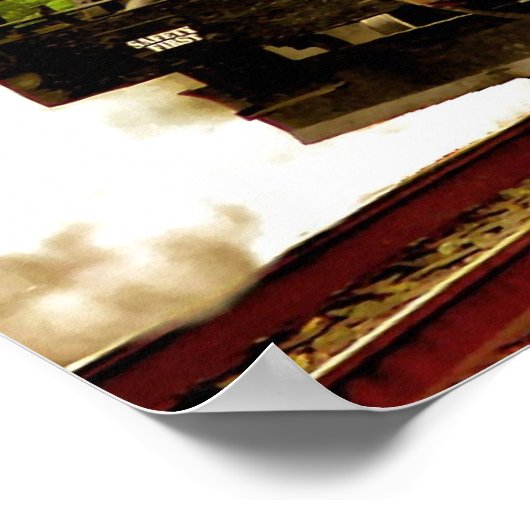 蒸気 ポスター (角)