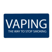 蒸気 ラベル (正面)