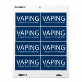 蒸気 ラベル (フルシート)