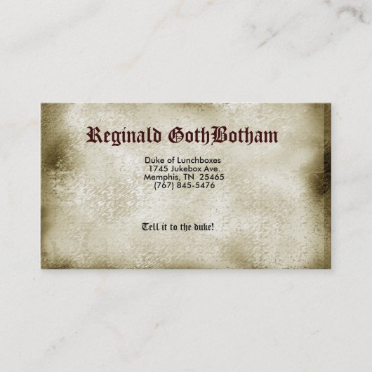 蒸気Punked 名刺 (正面)