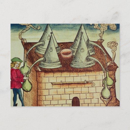 蒸留の方法 ポストカード (正面)