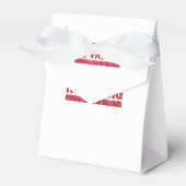 蒸発している赤いインクスタンプなし フェイバーボックス (正面サイド)