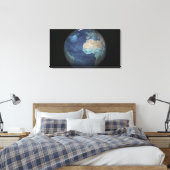 蒸発を示す全地球 キャンバスプリント (インサイチュ (寝室))