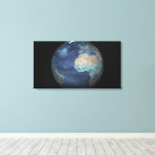 蒸発を示す全地球 キャンバスプリント (インサイチュ (ウッドフロア))