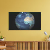 蒸発を示す全地球 キャンバスプリント (インサイチュ (リビング))