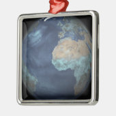 蒸発を示す全地球 メタルオーナメント (左)