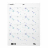 蒼い雪片 ラベル (フルシート)