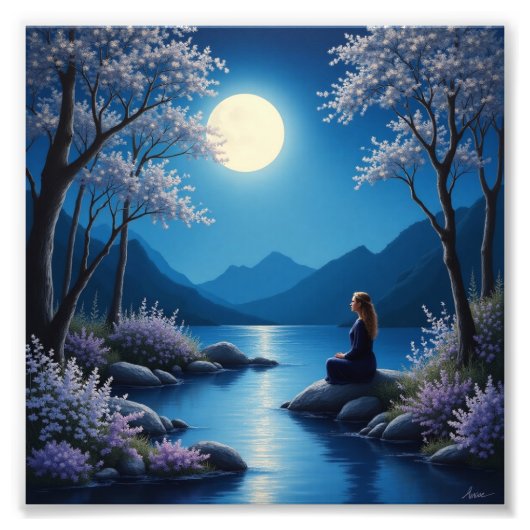 蓄光アクリル画 🎨🌟 フォトプリント (正面)