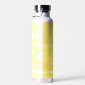 蓄光イエローマーブルステンレス鋼ボトル ウォーターボトル (右面)