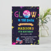 蓄光ローラー・スケートの招待状 招待状 (スタンド正面)