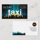 蓄光式タクシースカイラインタクシードライバー 名刺 (正面/裏面)