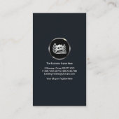 蓄光赤鋼ホームルーフビルダ建築 名刺 (裏面)