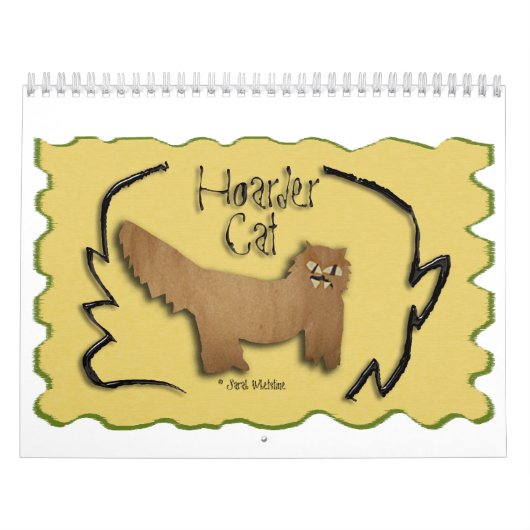 蓄積者猫のカレンダー2014年 カレンダー (カバー)