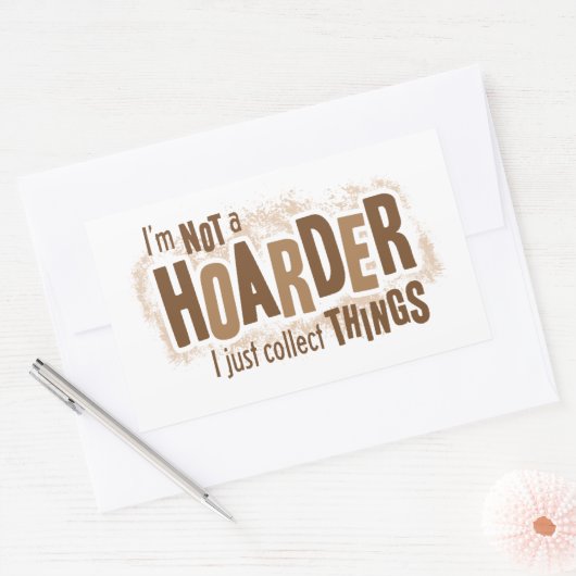 蓄積者 長方形シール (封筒)