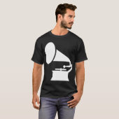 蓄音器 – 白 Tシャツ (正面フル)