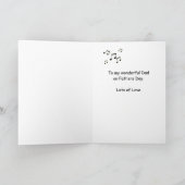 蓄音機の父の日札 カード (内部)